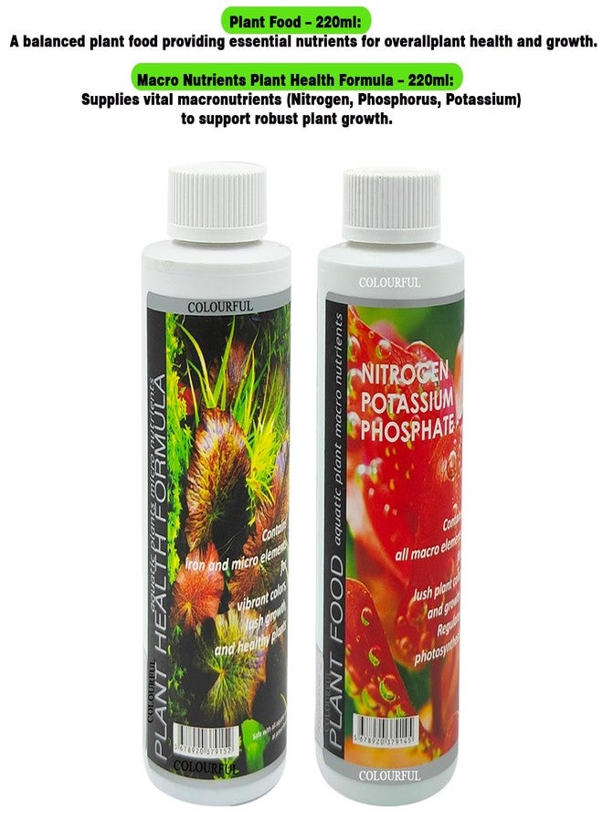 COLOURFUL - Aquatic Remedies Plant Care Combo: Plant Health 220ml + Plant Food 220ml - Complete Aquarium Plant Nutrition Solution - Image 2